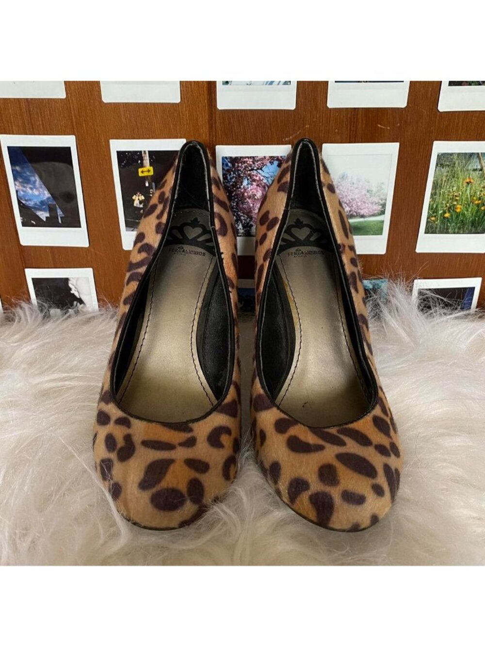 Fergalicious Animal Print Heels